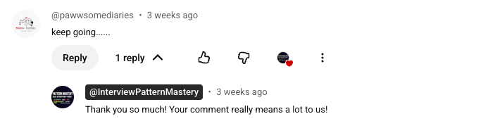 YouTube comment from @pawwsomediaries